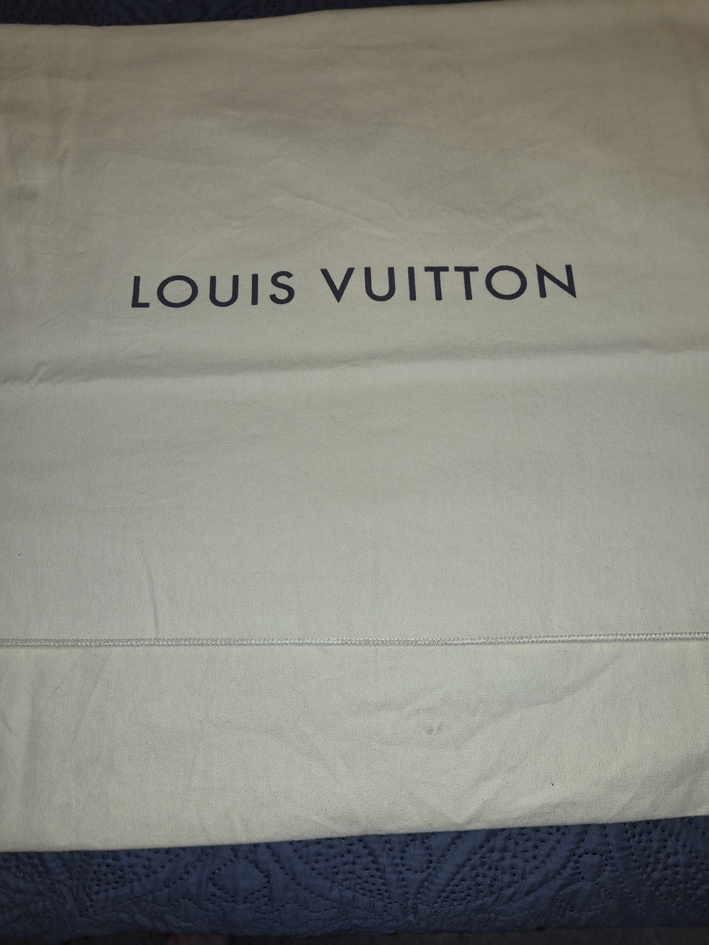 Louis Vuitton Extra Large Fold Over Envelope Dust Bag 30.5x21